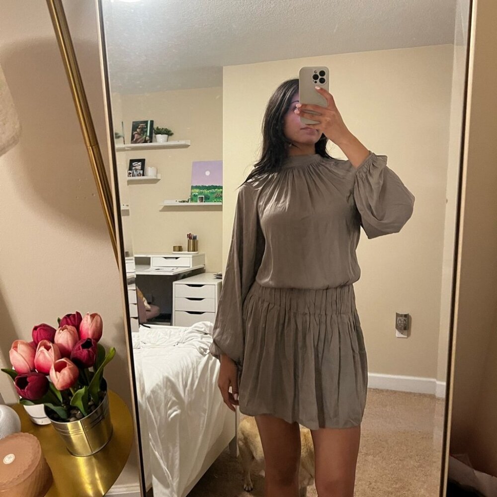 Neck Bow self tie dress